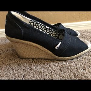 Toms Cork Wedges